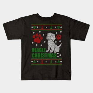 Beagle Christmas Tshirt Kids T-Shirt